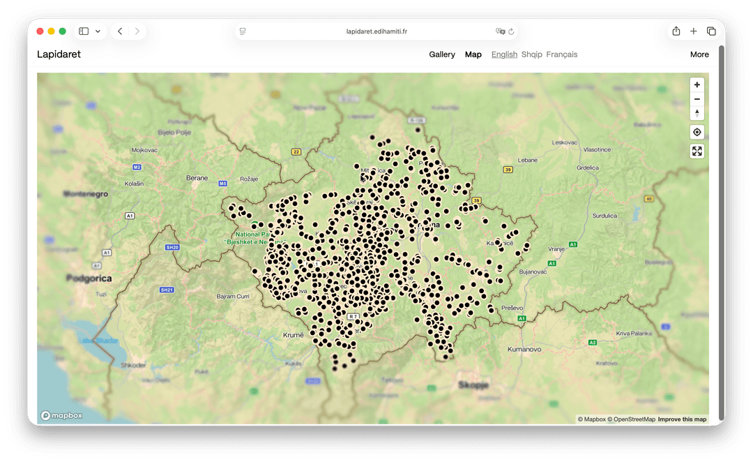 Screenshot representing Lapidaret