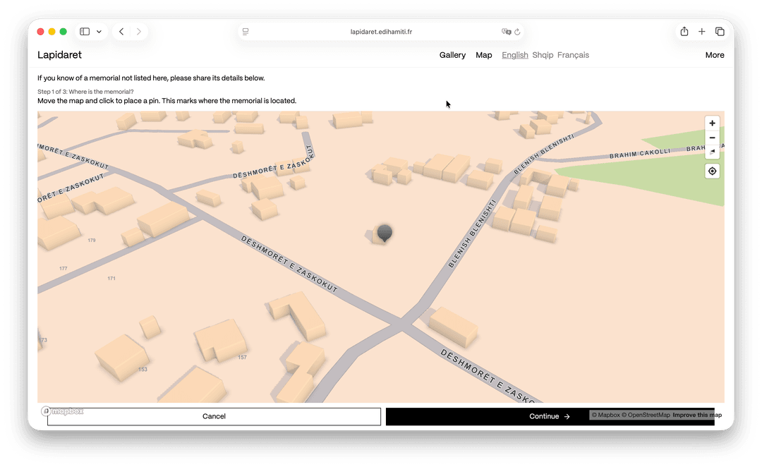 Screenshot representing Lapidaret